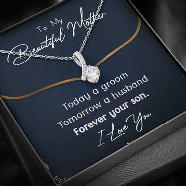 Forever Your Son Mahogany Alluring Beauty Necklace - Love You This Much